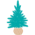 Елки в горшке